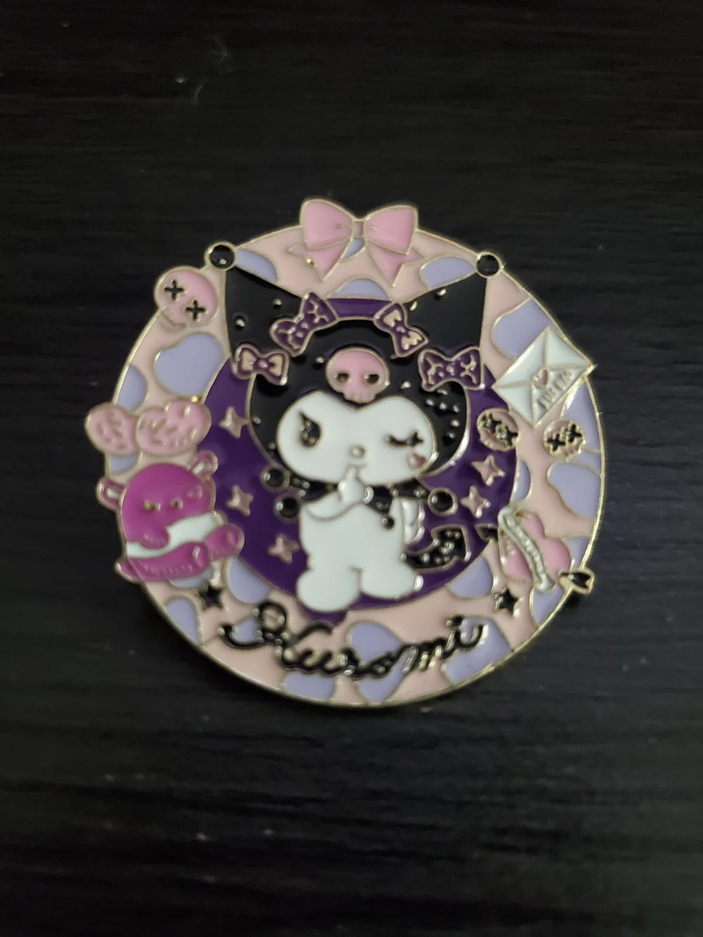 Sweet Sanrio Kuromi Pin